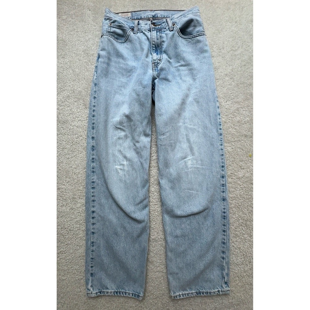 Levi's Women Baggy Jeans Size 25 ( Actual W26.5 Inseam 28.5") Light Wash